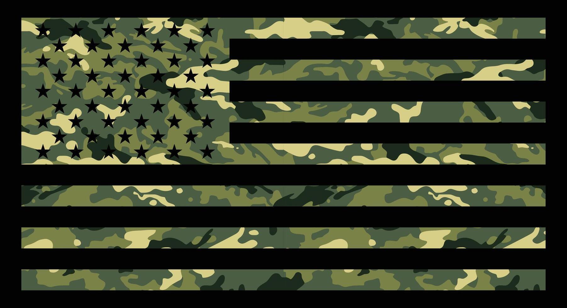 USA Military Camouflage Design vector