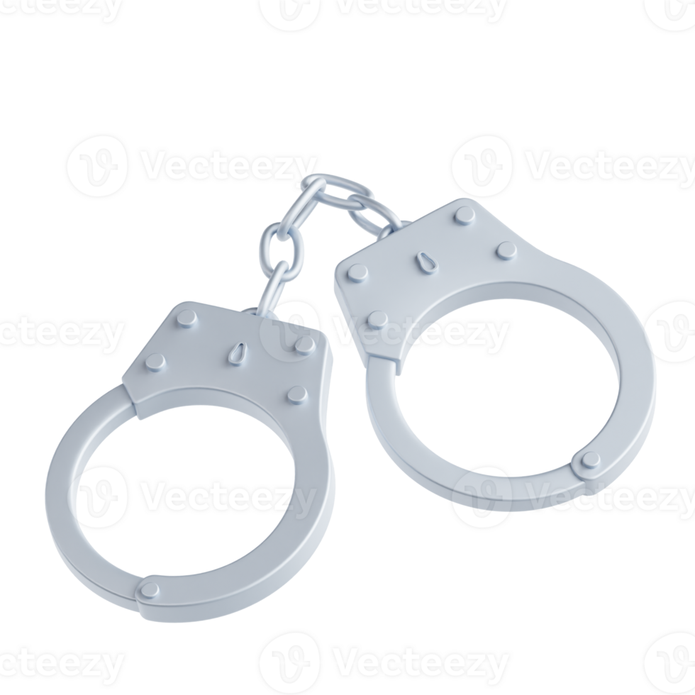 Handcuff 3D Illustration png