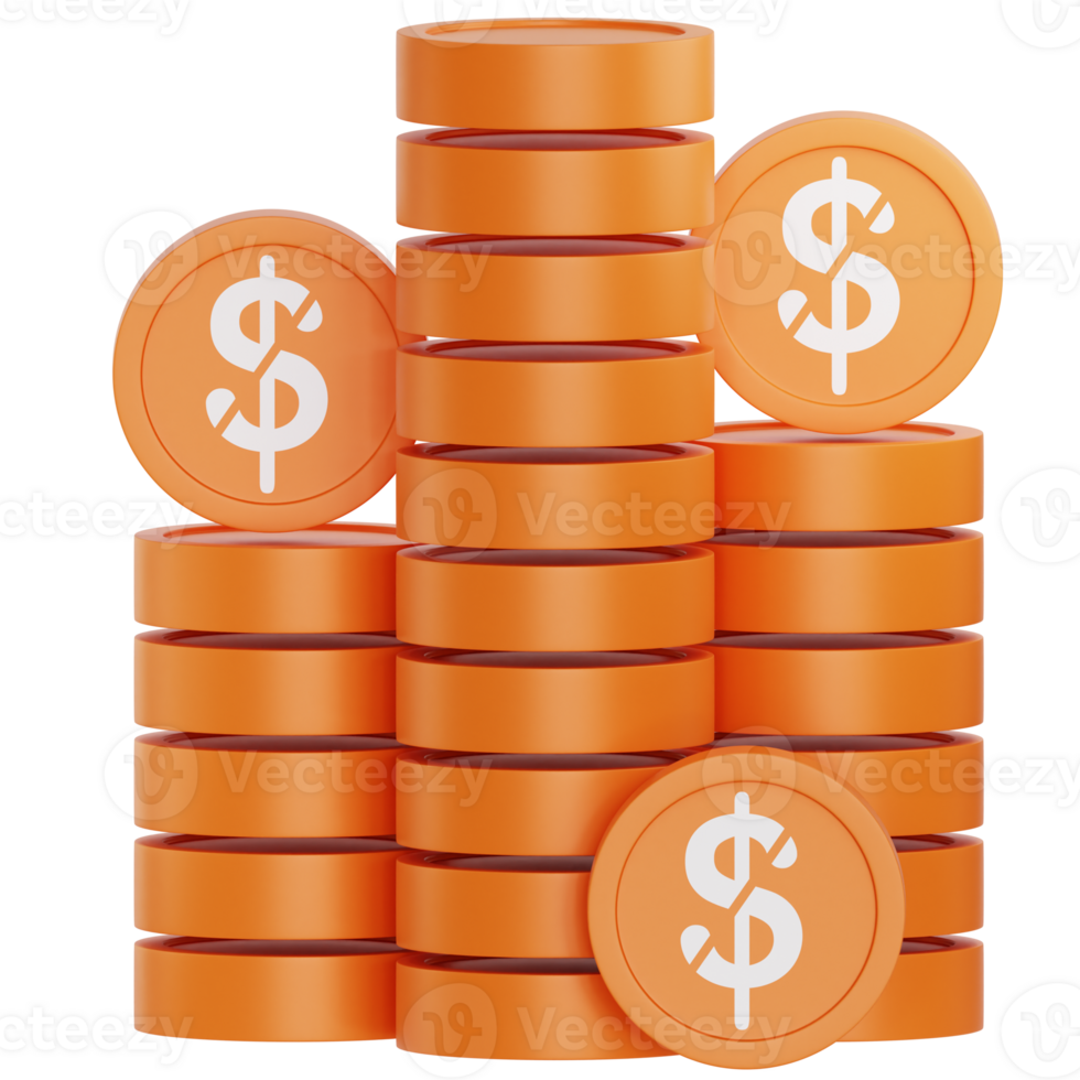 Money 3d icon. Payment icon 3d rendering png