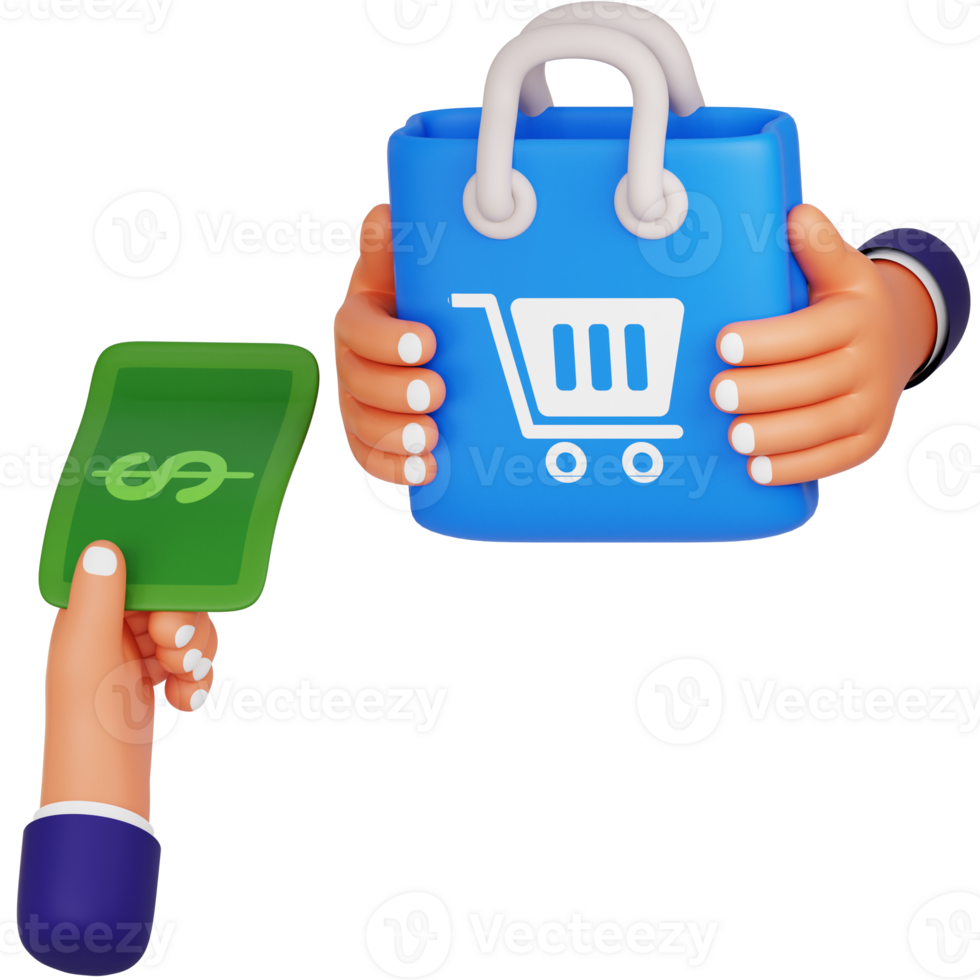 pay 3d icon. 3d render payment icon png