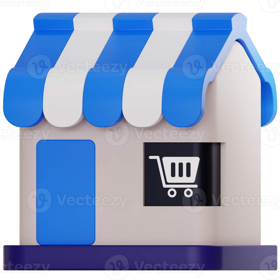 3d retail icon. 3d render payment icon png