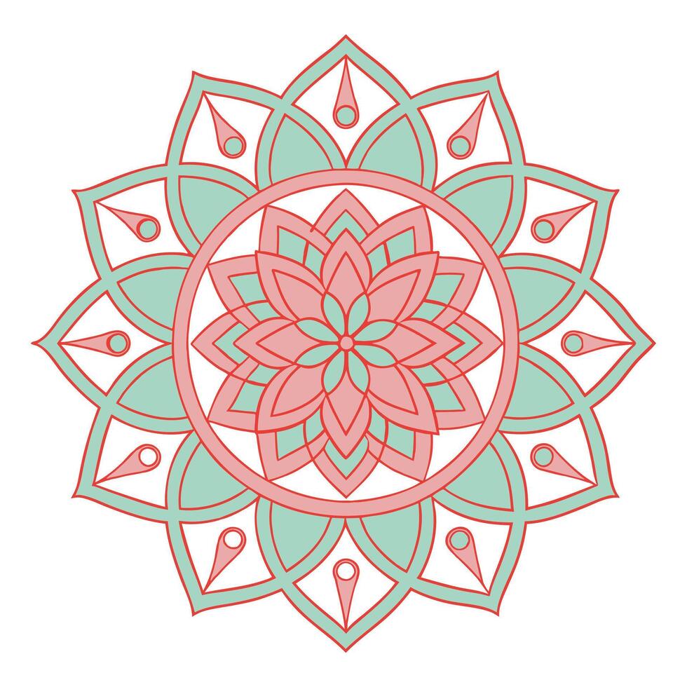 A Beginners Guide to Drawing Traditional Mandalas vector
