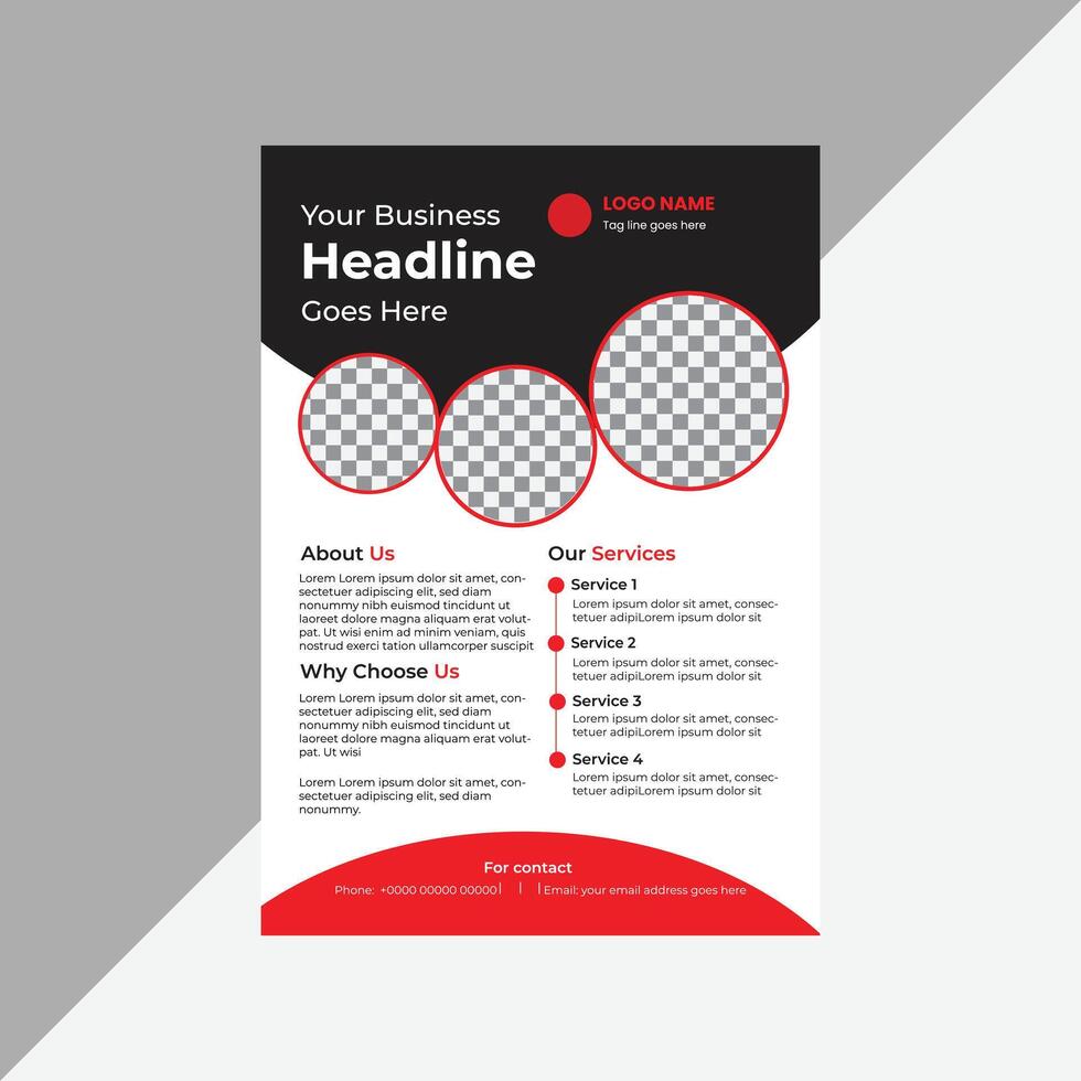 Creative and Corporate business flyer design vector