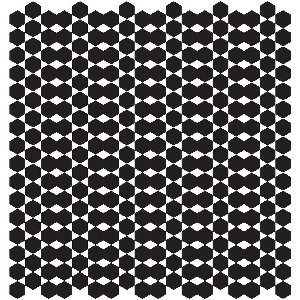 Minimalist Black and White Geometric Diamond Pattern Grid Design vector