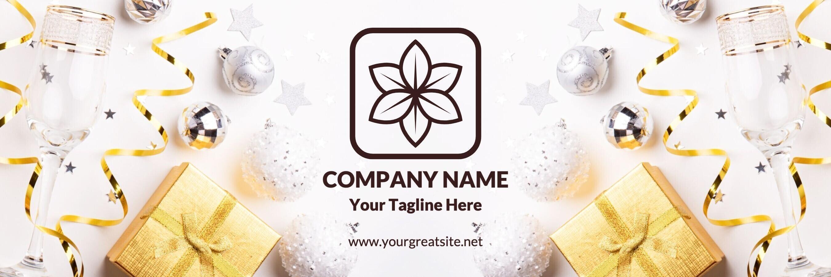 New Year Themed Company Pages template
