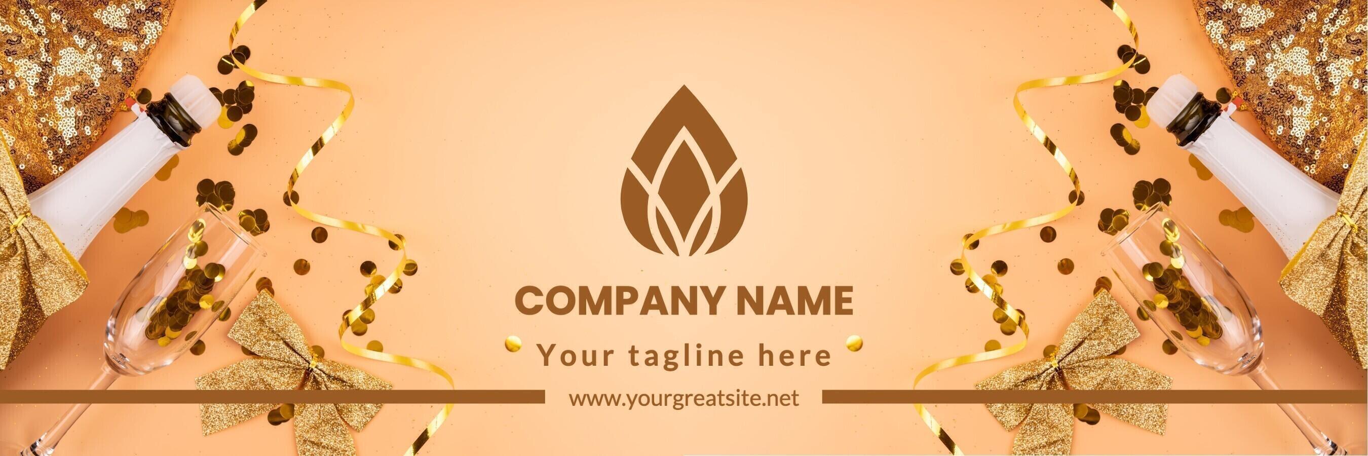 New Year Themed Company Pages template