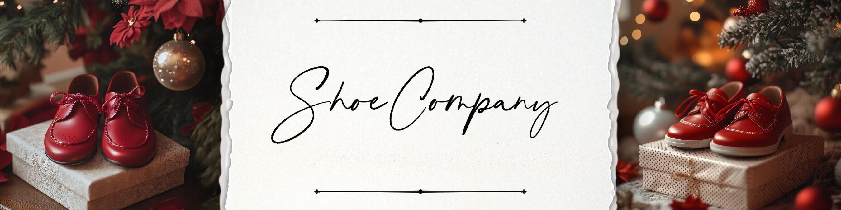 Christmas Theme for Shoe Company Linkedin Banner template
