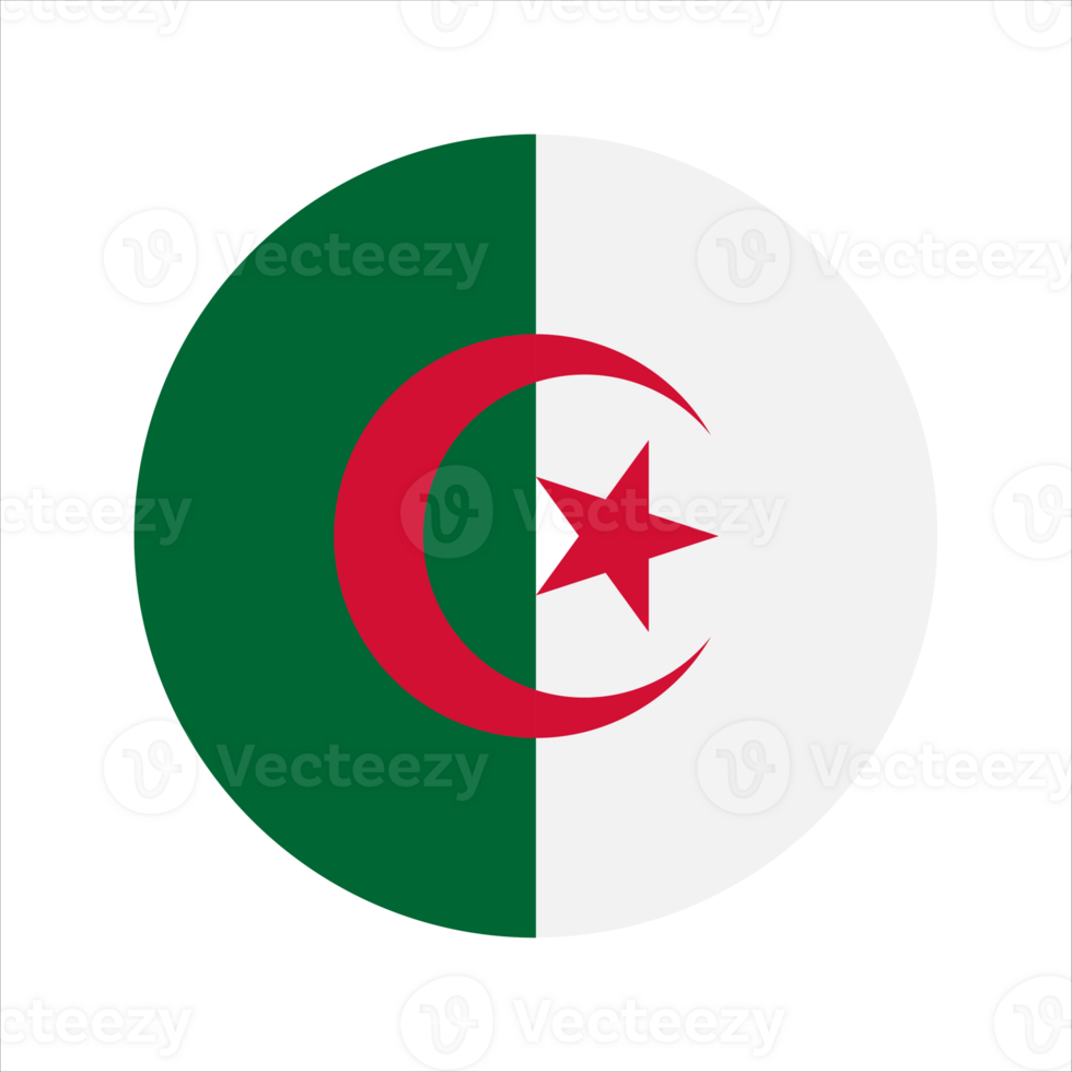 Algeria flag simple illustration for independence day or election png