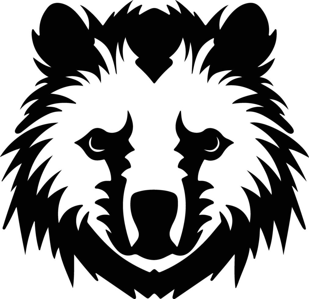 enchanting Black silhouette of wombat head vector
