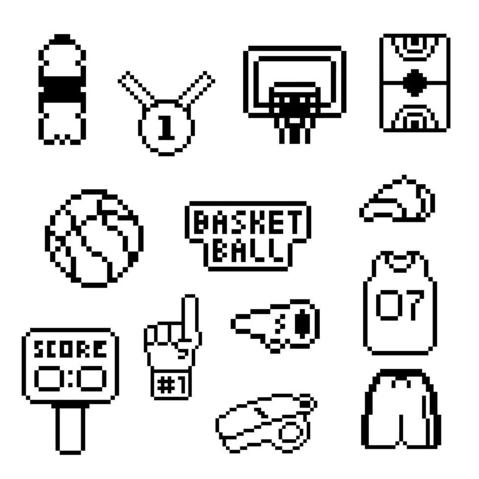 basketball pack bundle vector