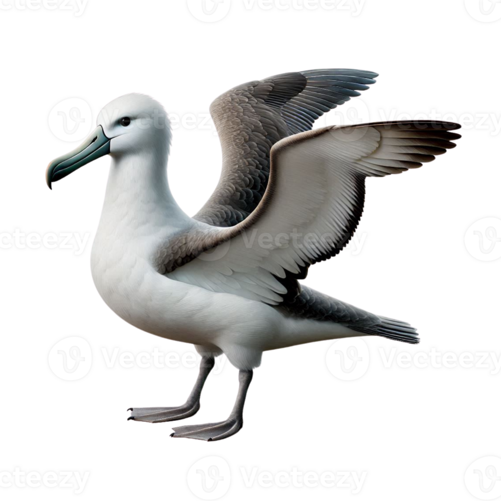 Large Albatross Isolated on Clear Background png