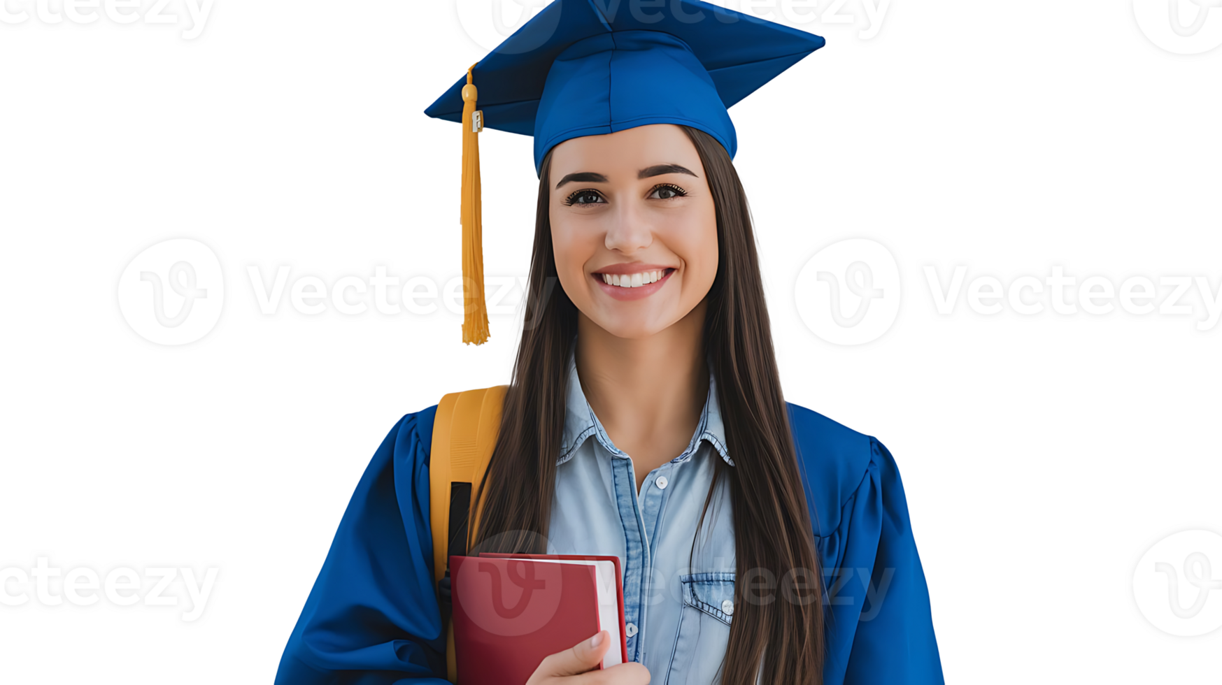female graduate with diploma png