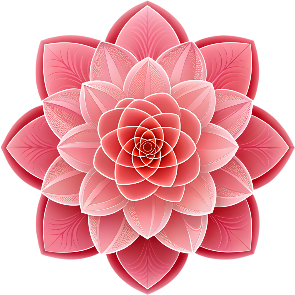 Creative Begonia flower clipart for web and print. . png