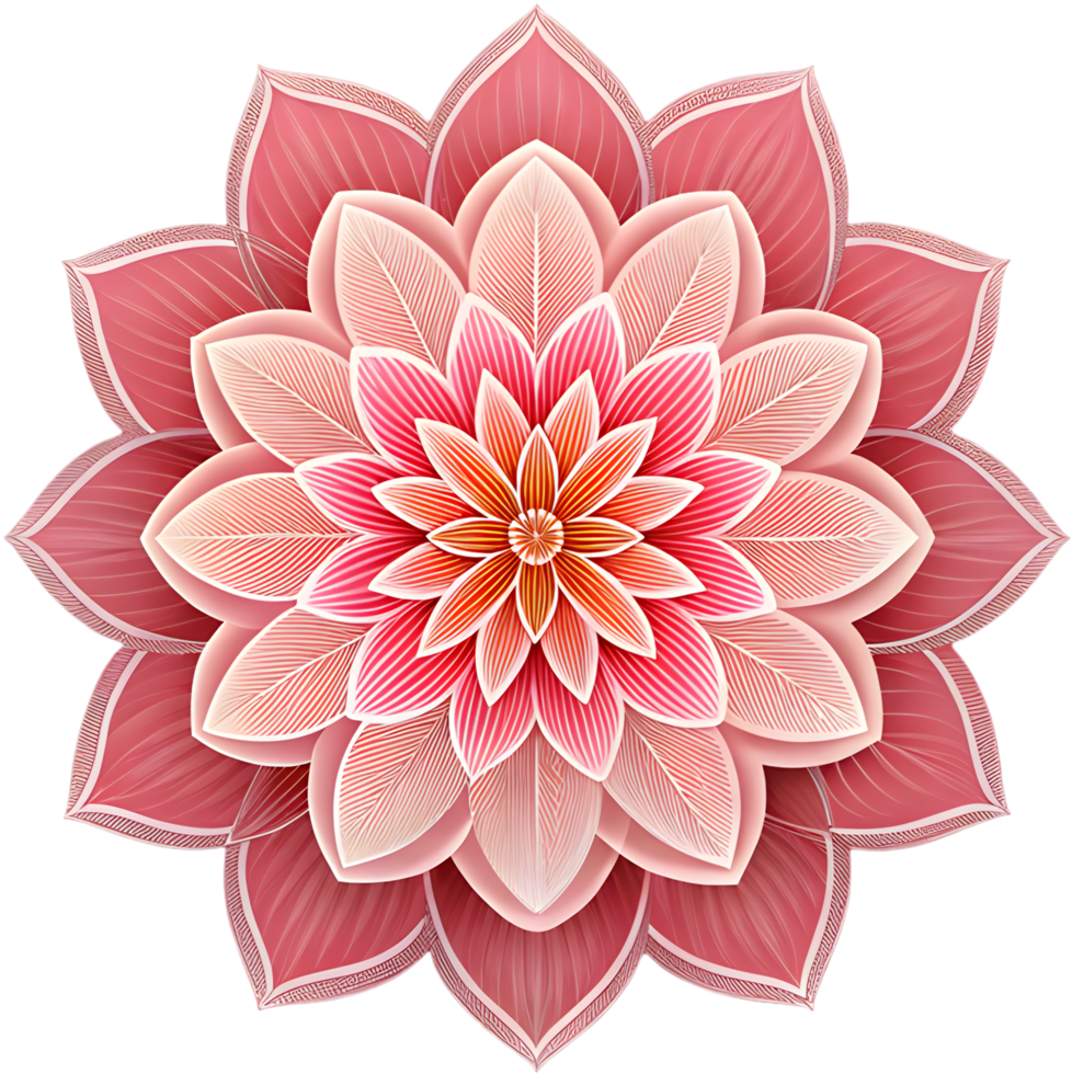 Beautiful Begonia flower-inspired icon for design work. . png