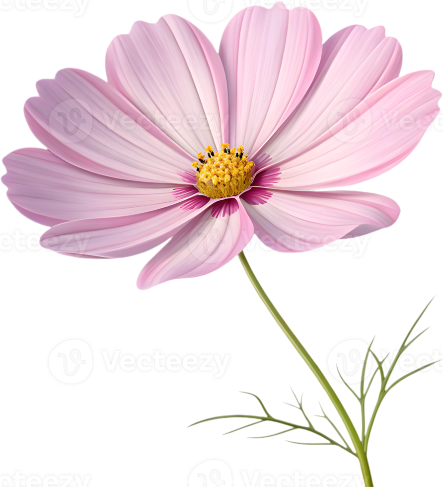 Stylish Cosmos flower icon for web and print designs. . png