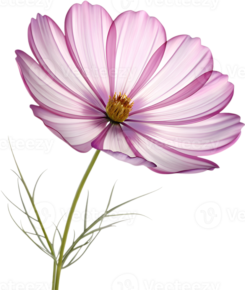 Stunning Cosmos flower icon for graphic design projects. . png