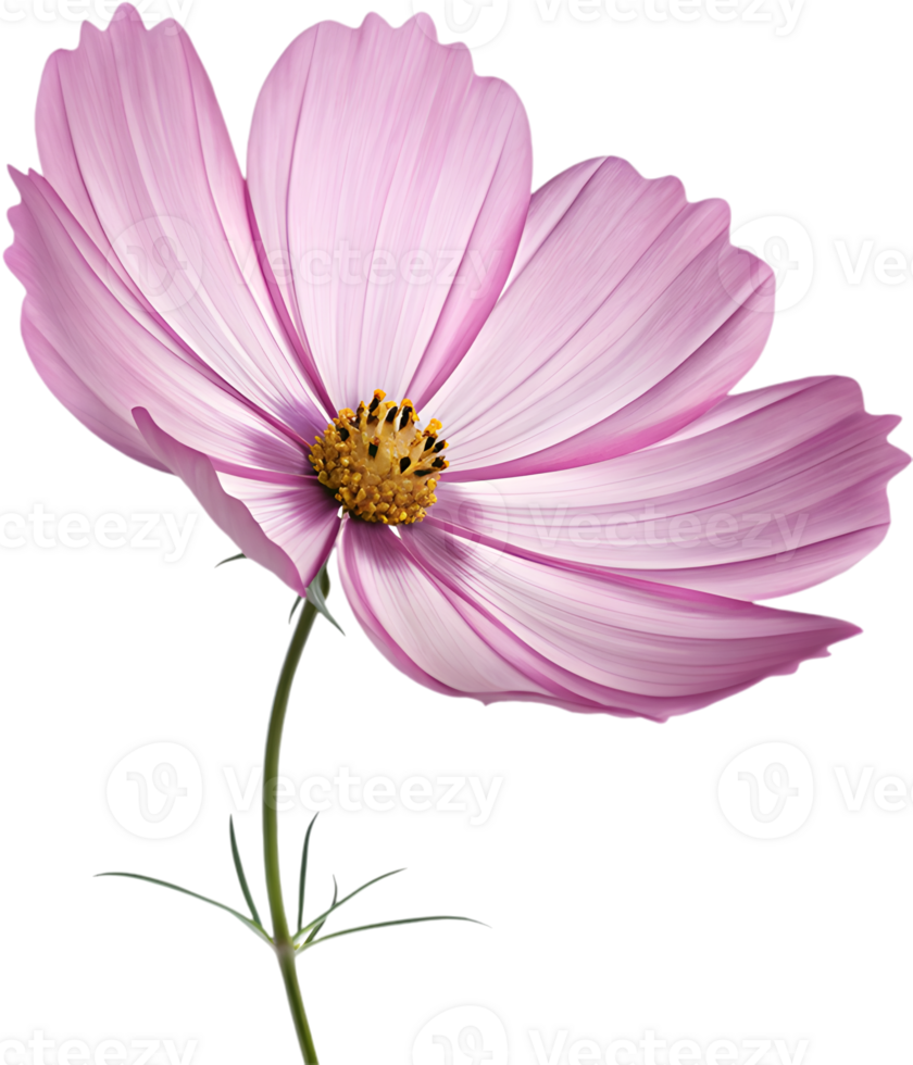 Vibrant Cosmos flower icon for marketing and designs. . png