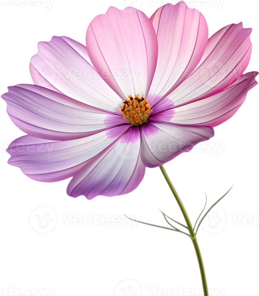 Colorful Cosmos flower icon for web and print. . png