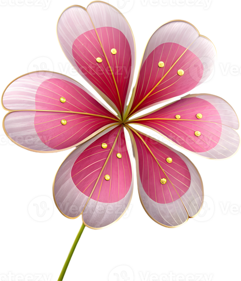 Creative Four-leaf clover icon for logos and designs. . png