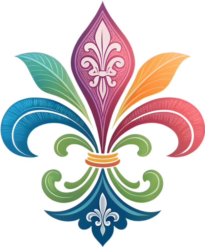 Beautiful Lily flower icon for innovative design projects. . png