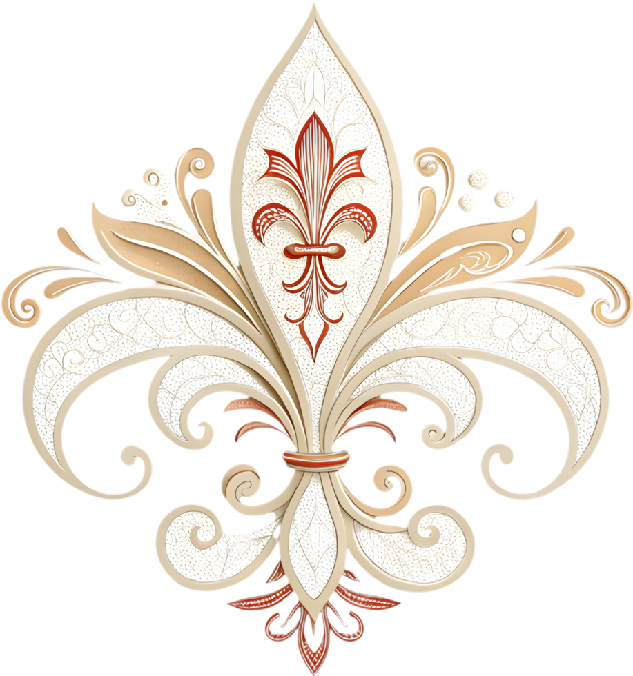 Vibrant Lily flower clipart for digital design uses. . png
