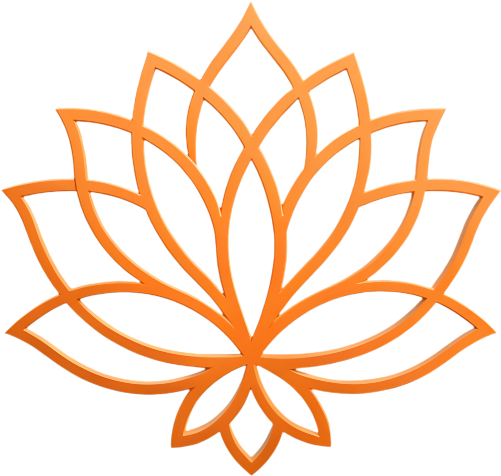Creative Lotus flower clipart for modern design projects. . png