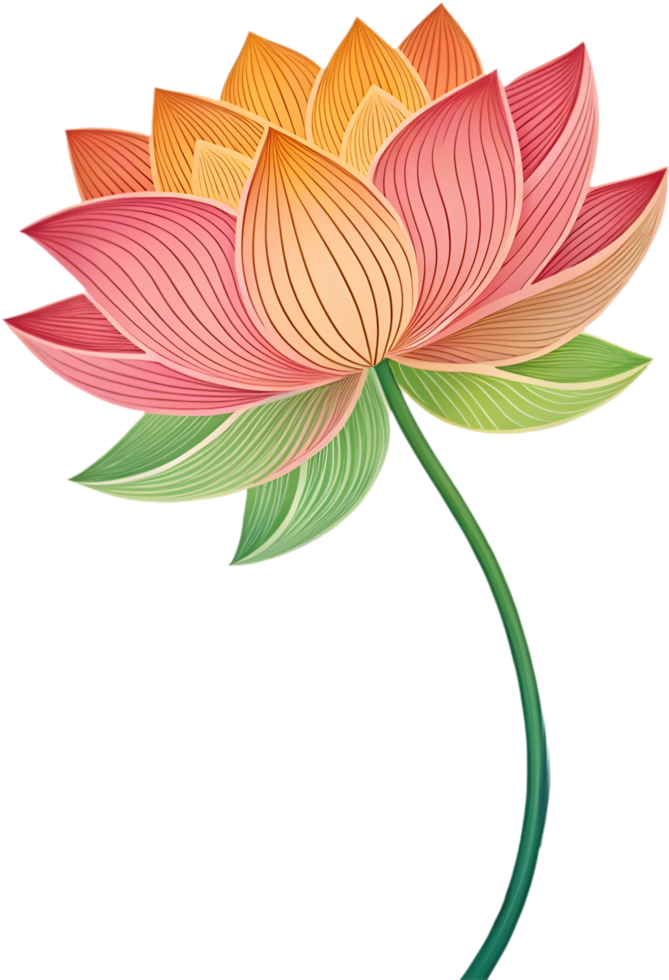 High-quality Lotus flower icon for modern design needs. . png