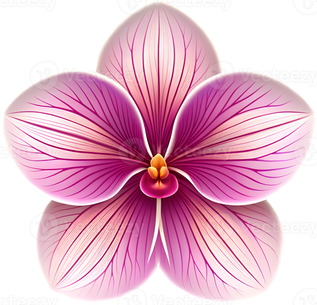 Creative Orchid flower clipart for decorative design purposes. . png