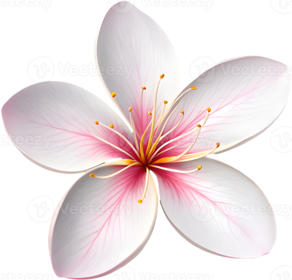 Graceful Orchid flower clipart for decorative design work. . png