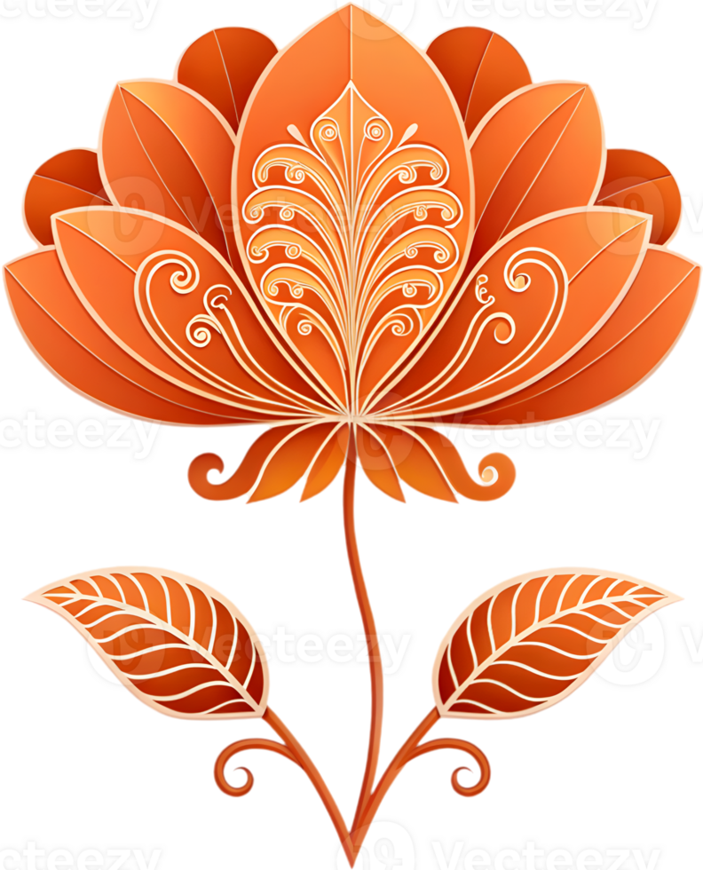 Elegant Poppy flower clipart for innovative design projects. . png