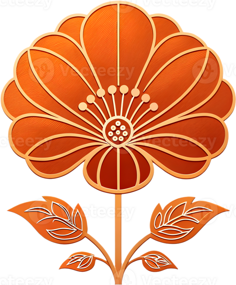 Stunning Poppy flower clipart for creative design projects. . png