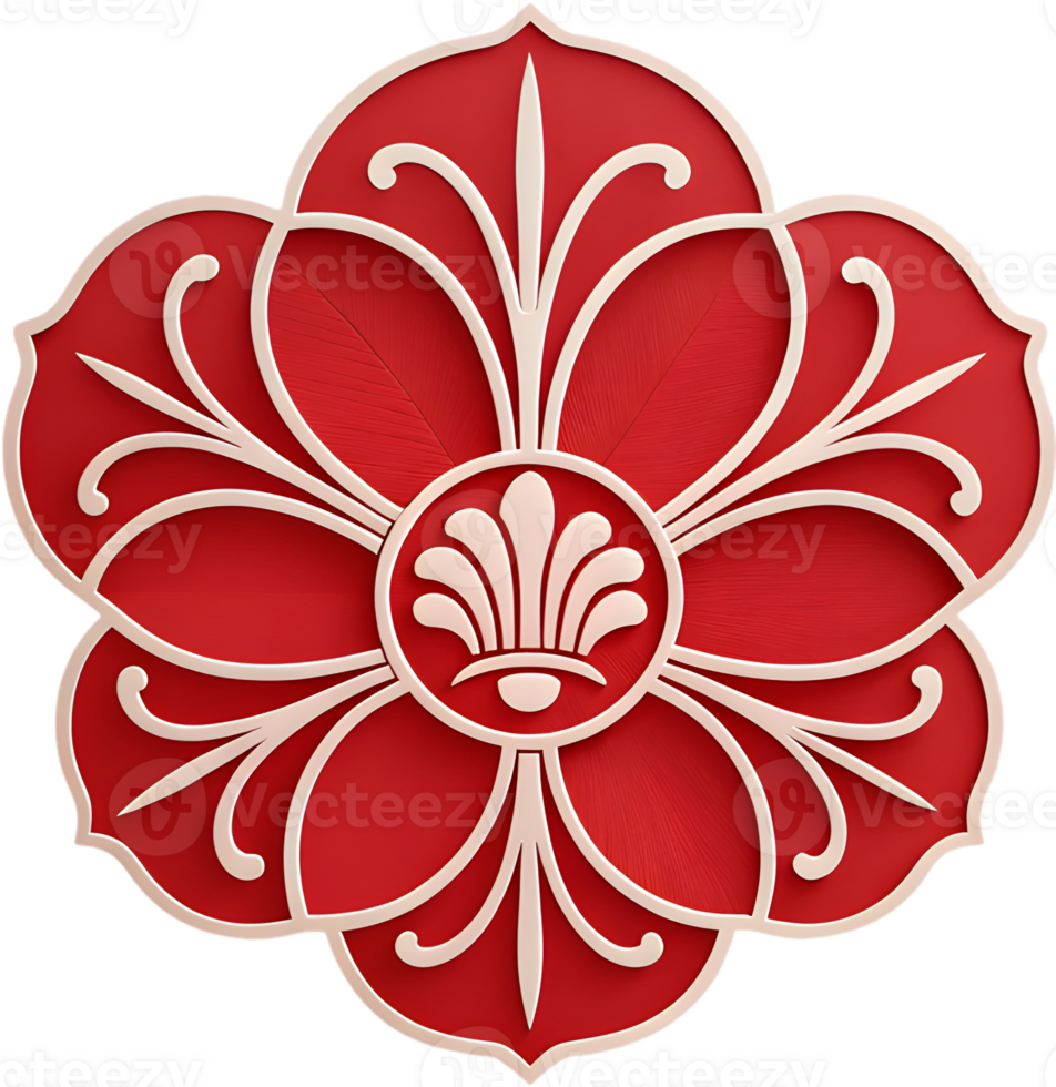 Stylish Poppy flower icon for artistic design work. . png
