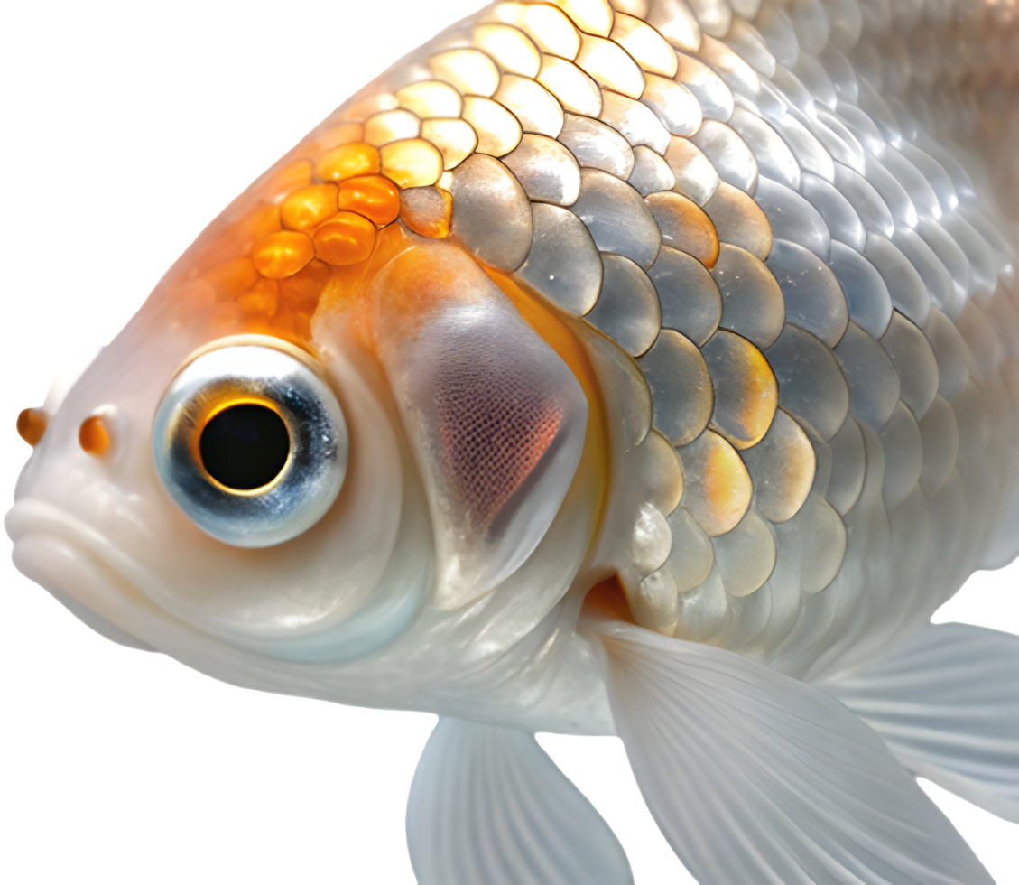 Colorful Bubble Eye Goldfish clipart in beautiful hues. . png