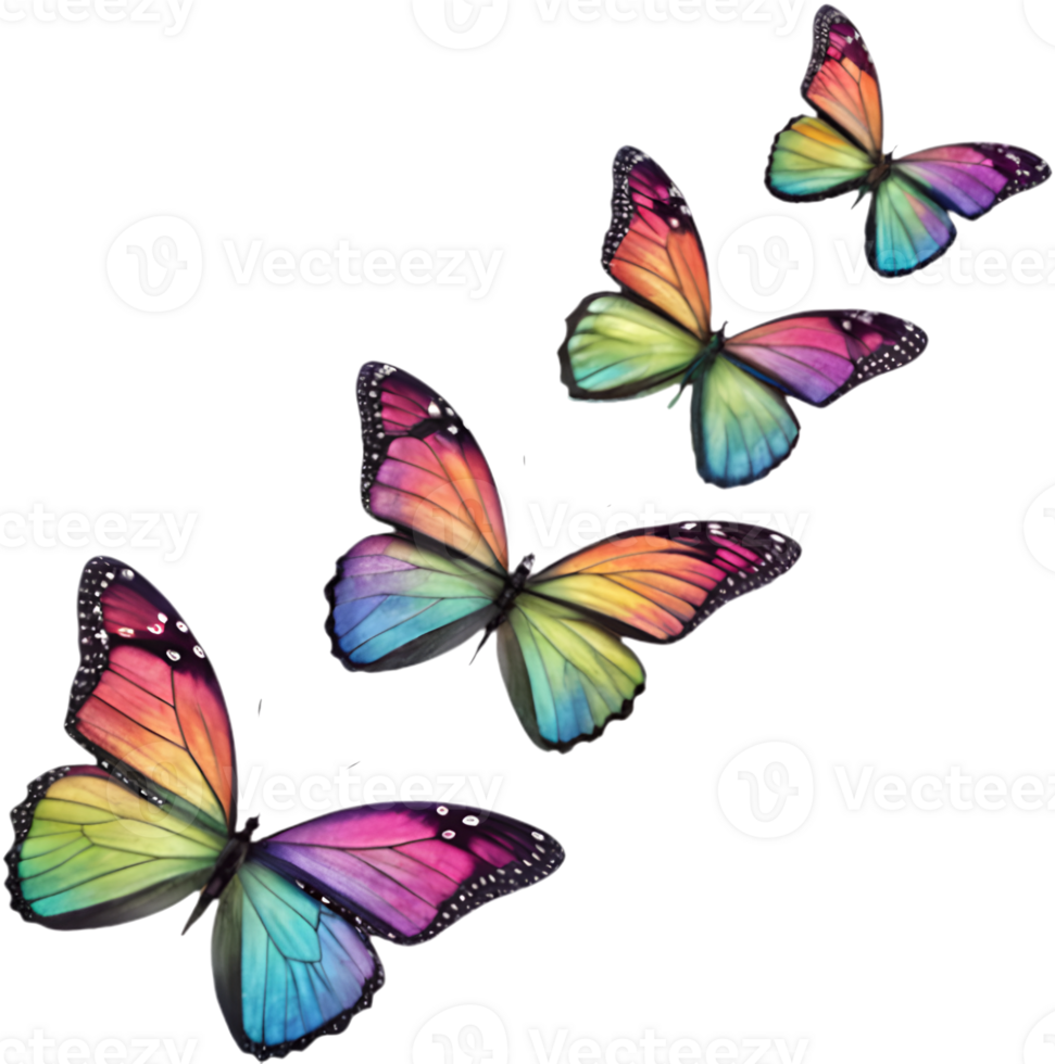 Gorgeous butterfly clipart with intricate patterns and vibrant colors. . png