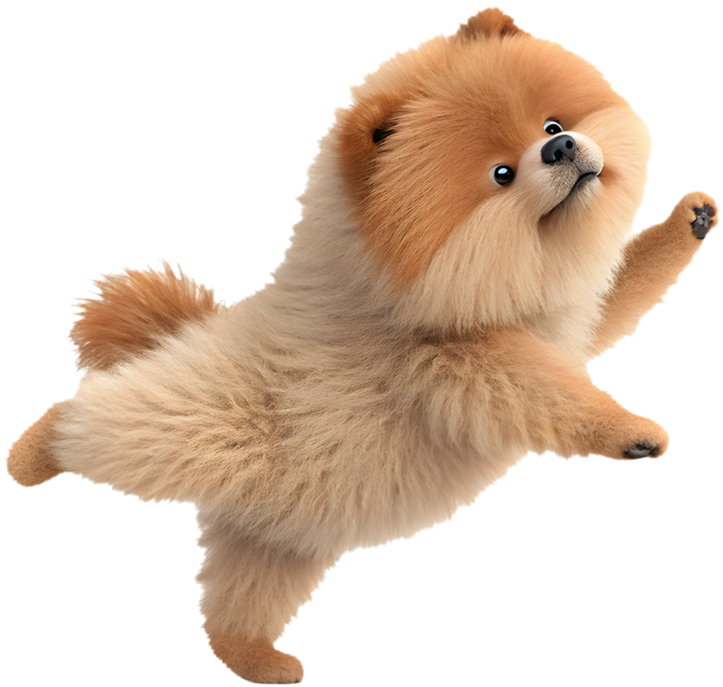 Adorable Chow Chow clipart featuring fluffy fur and joy. . png