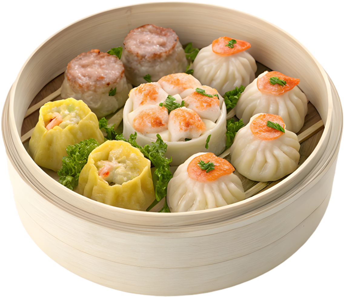 Scrumptious dumpling clipart ideal for culinary designs and projects. . png