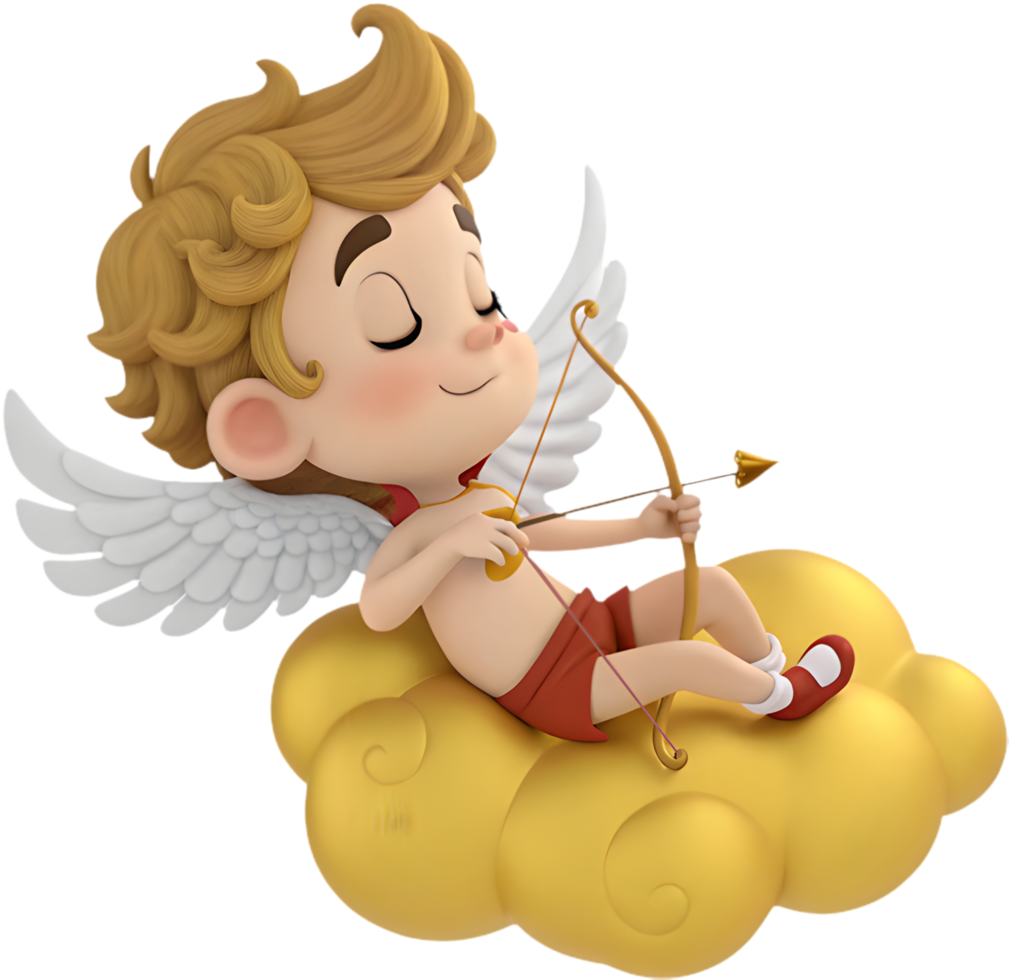 Romantic Eros God of Love clipart for special events. . png