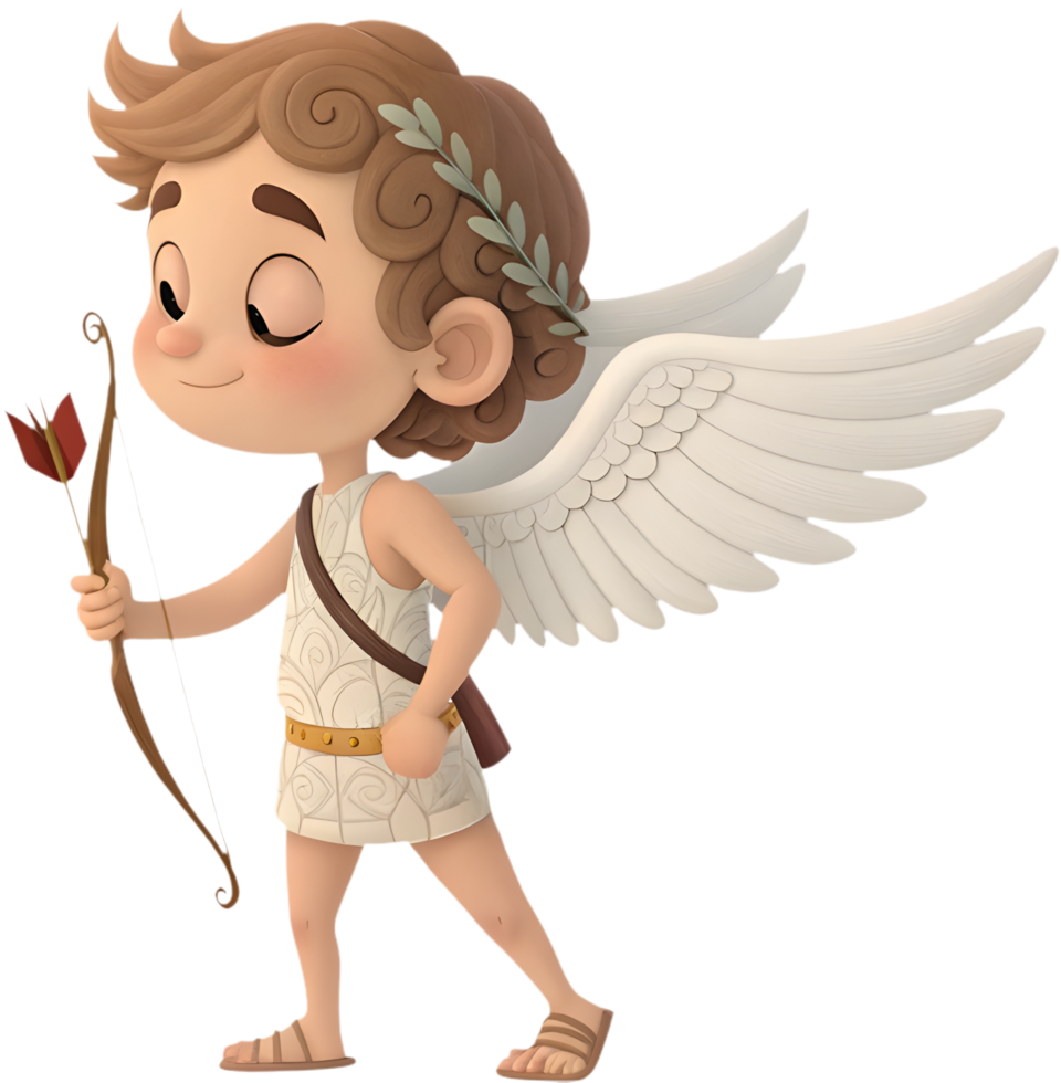 Eros God of Love clipart for love story designs. . png