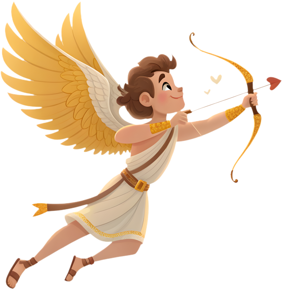 Eros God of Love clipart for divine illustrations. . png