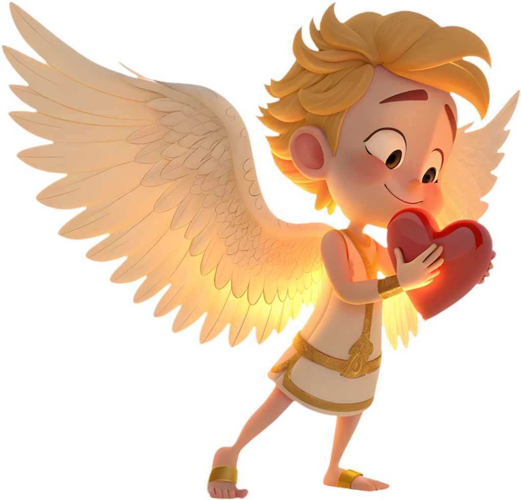 Eros God of Love clipart for mythological illustrations. . png