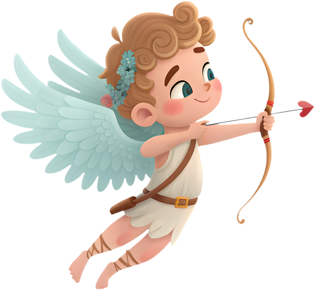 Romantic Eros God of Love clipart for divine projects. . png