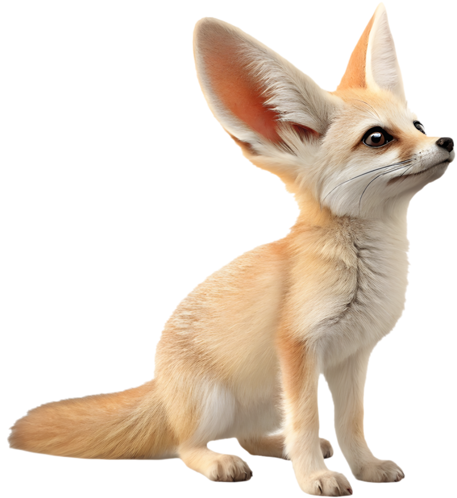 Playful Fennec Foxes cartoon clipart for happy designs. . png