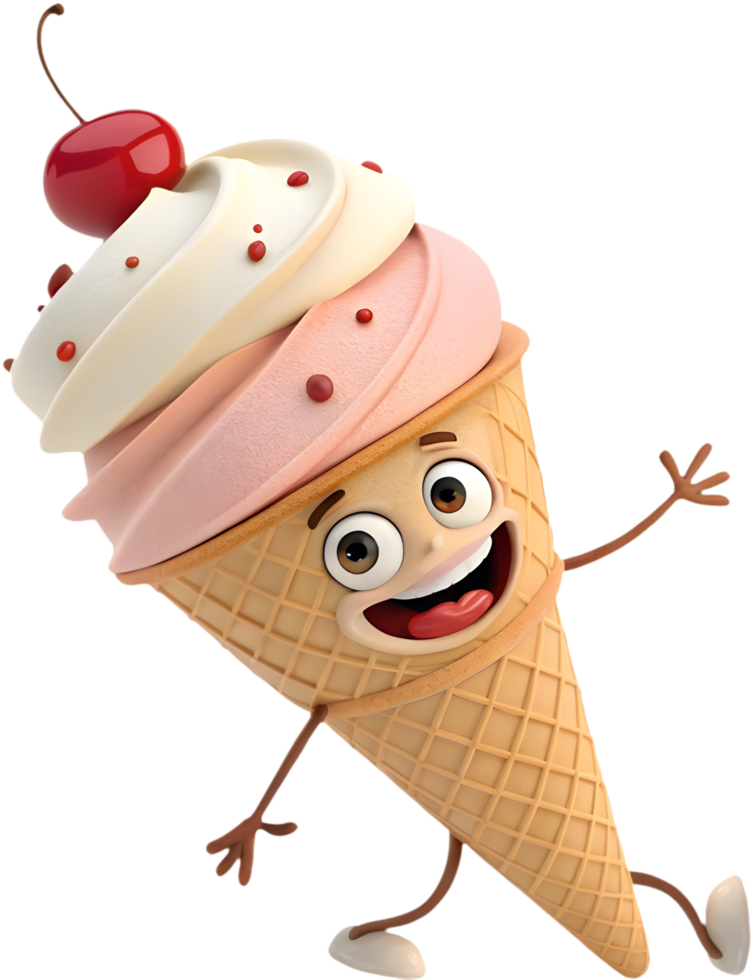 Vibrant Ice Cream Clipart for Creative Sweet Visuals. . png