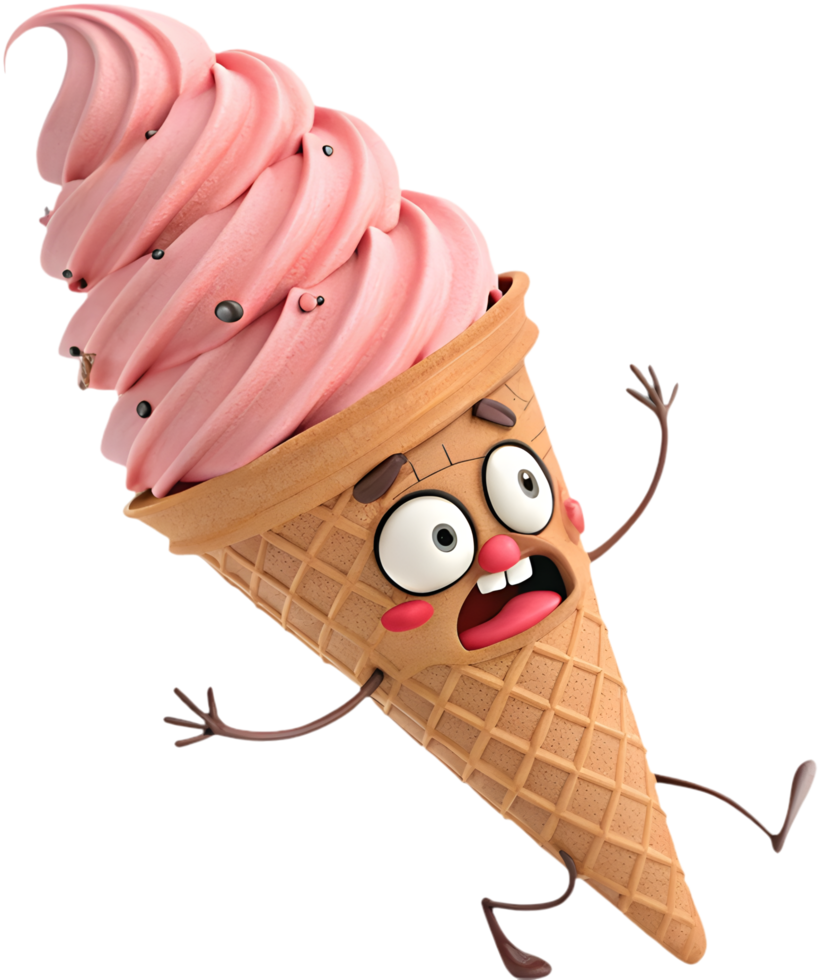 Artistic Ice Cream Clipart for Happy and Fun Ideas. . png
