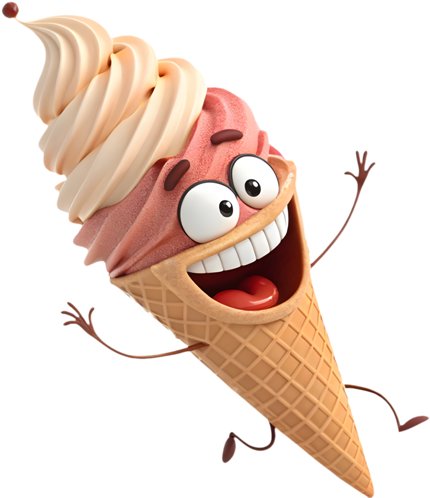 Lively Ice Cream Clipart Perfect for Sweet Inspiration. . png