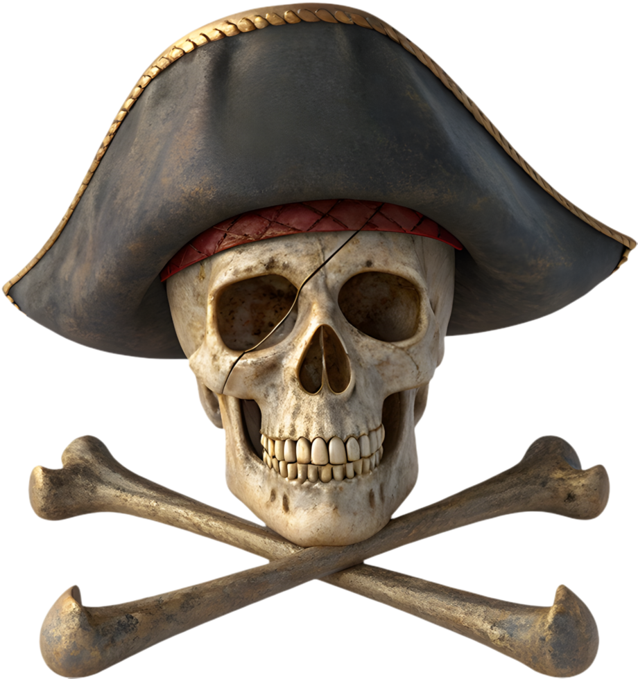 Pirate Themed Jolly Roger Clipart for Creative Art Creations. . png