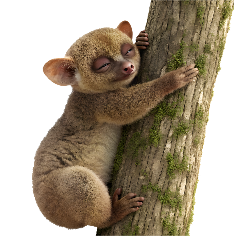 Tropical Kinkajou Cartoon Clipart for Colorful Wildlife Illustrations. . png