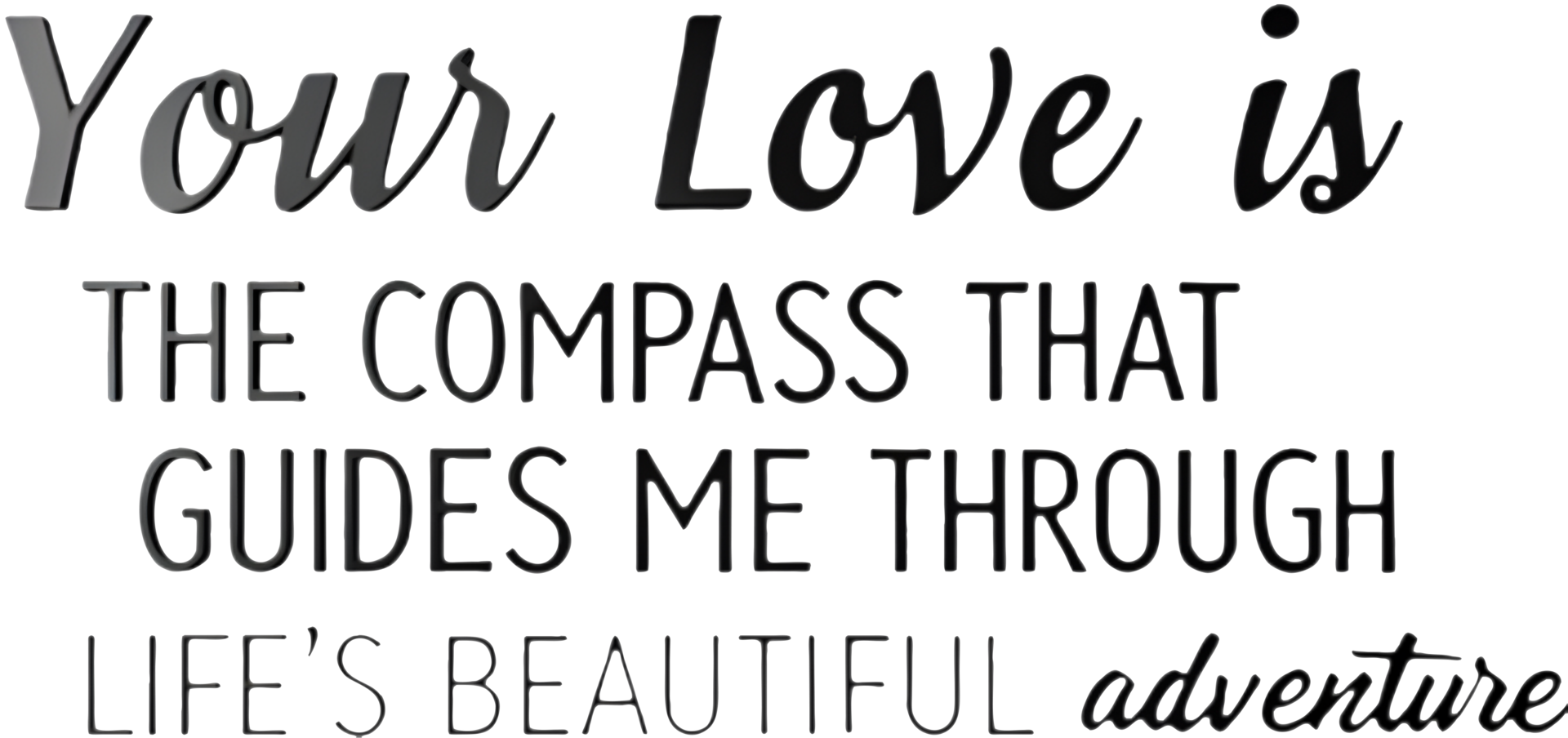 Share Love with Beautiful Message Clipart for Projects. . png