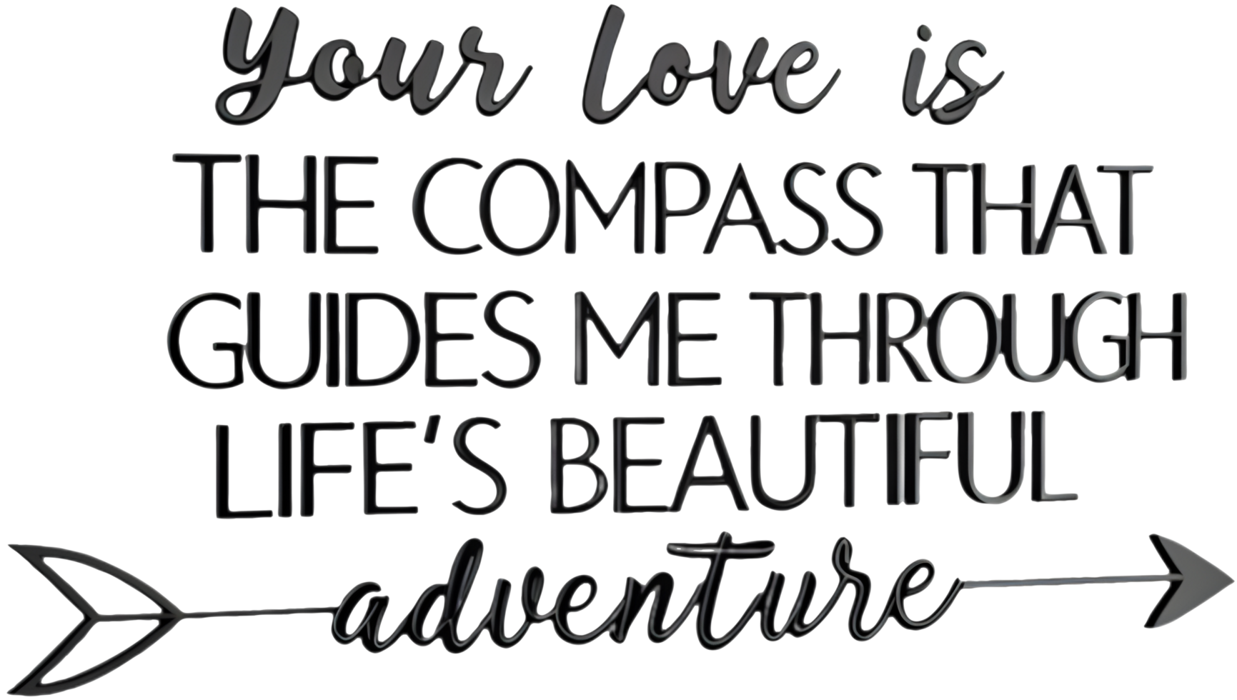 Express Your Romantic Love with Beautiful Clipart Messages. . png