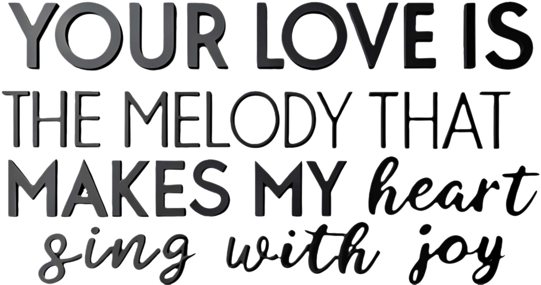 Express Your Feelings with Beautiful Love Message Clipart. . png